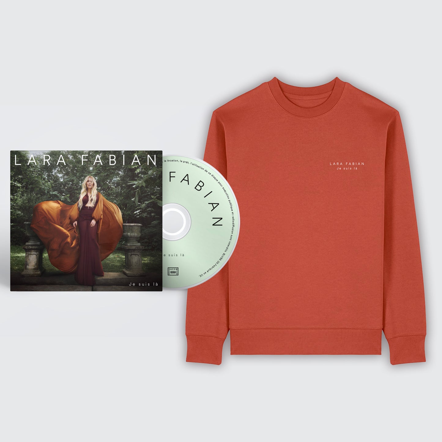 CD "Je suis là" + Sweat Lara Fabian